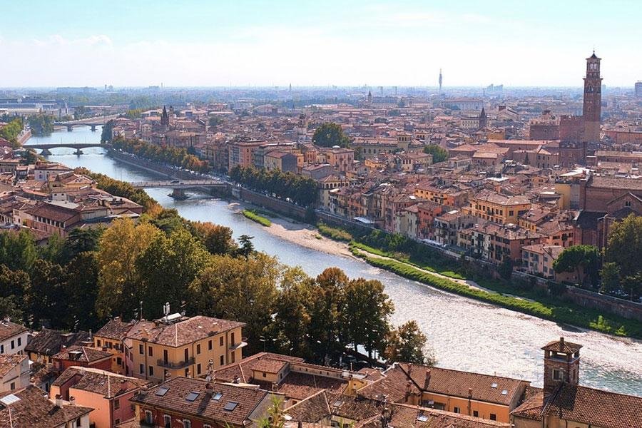 Panoramica de Verona Italia
