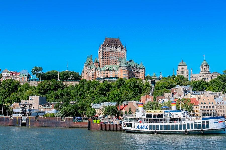 Paseo por el rio en Quebec